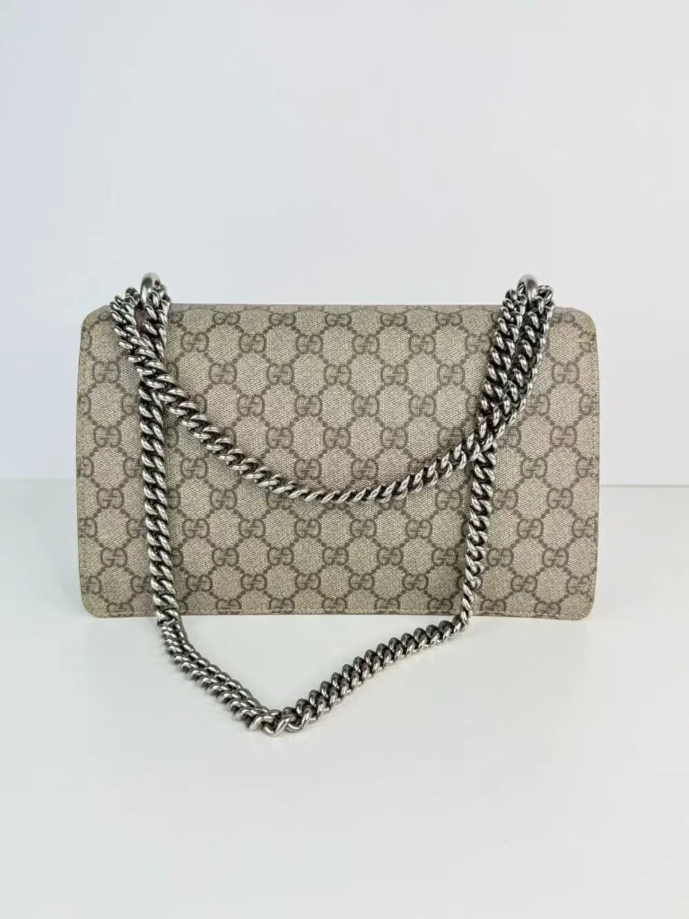 Gucci Dionysus Small GG Supreme Canvas Shoulder Crossbody Bag